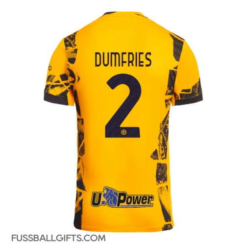 Inter Milan Denzel Dumfries #2 Fußballbekleidung 3rd trikot 2024-25 Kurzarm